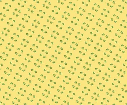 Single-color tree-form pattern pattern texture with crimson, bud green, maize, e Stock Illustration