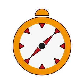 Single compass icon イラスト素材