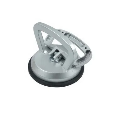 Single construction vacuum suction cups for glass and tiles isolated on white Stock Photos