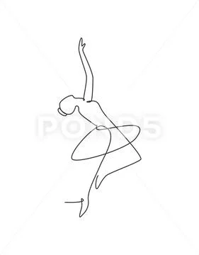 Vector doodle rhythmic gymnastics equipment set. Line art