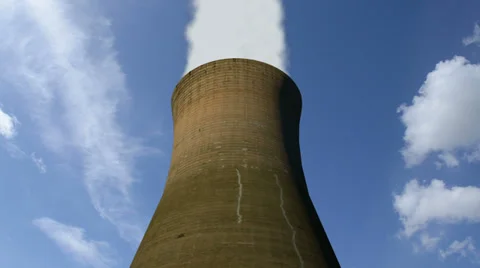 Single Cooling Tower 스톡 동영상 37556129