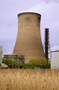 Single Cooling Tower Stock Photos