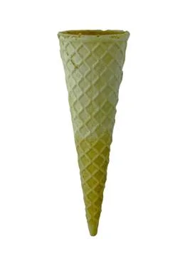 A single cornet on white Stock Photos