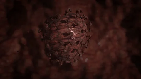 Single Coronavirus Stock Footage 125923286