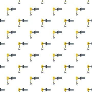 Single crane pattern seamless Illustrazione stock
