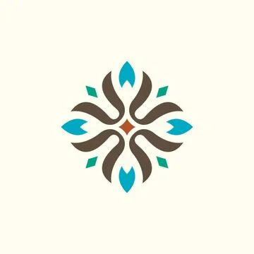Single, creative, modern and original motif design. Vector Stock Illustration