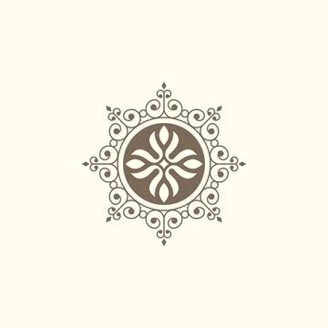 Single, creative, modern and original motif design. Vector Stock Illustration