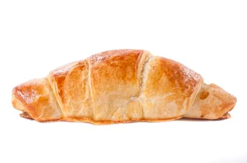 Single croissant Stock Photos