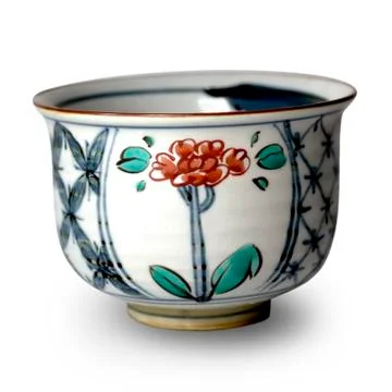 Single cup of tea isolated Foto stock