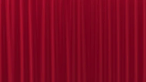 Single Curtain Opening Video stock 81224380