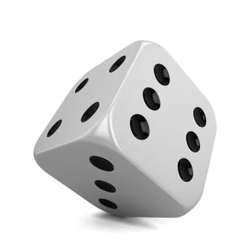 Single dice Stock Illustration