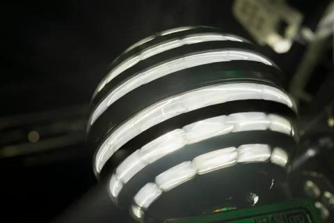 Single disco light ball Stock Photos