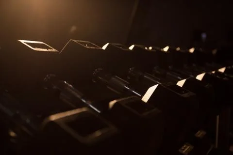 Single Dumbbell Rack Fotos de archivo