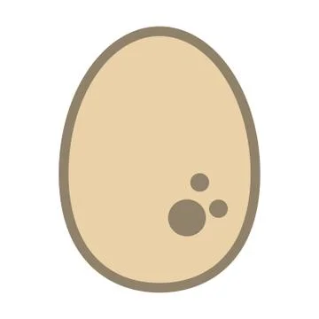 Single egg icon Stock Illustration