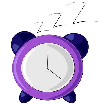 Single element Alarm. Draw illustration in colors Stock Illustration