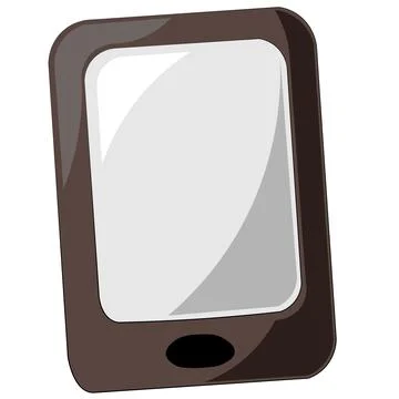 Single element Mobile phone. Draw illustration in color Illustrazione stock