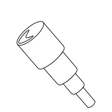 Single element Skyglass. Draw illustration in black and white Stock Illustration