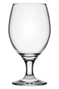 Single empty beer glass Stock Photos