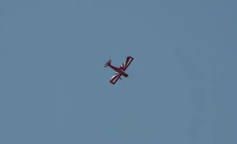 Single-engine propeller airplane Stock Photos