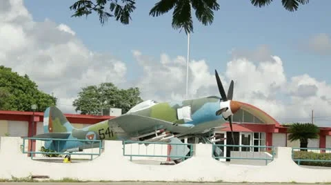 Single engine warplane, Stock Footage 12366588