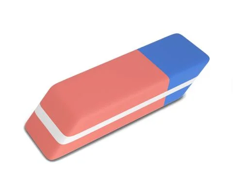 Single eraser Stock Illustration