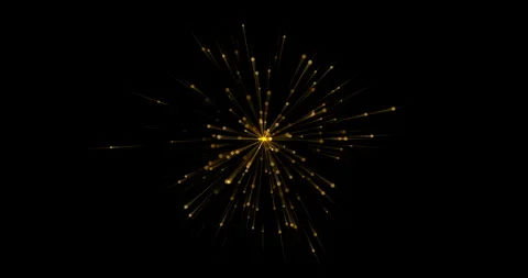 A single explosion of fireworks 42 Stock Footage 310180107