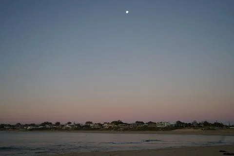 Single fin bech Stock Photos