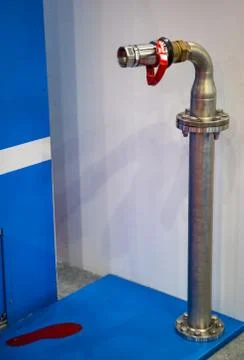 Single Fire Hydrant Stand Stock Photos