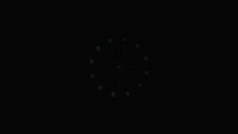 A single firework explosion illuminating the dark night sky with bright light Stock Footage 339618129