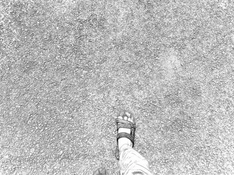 A single foot Stock Illustration