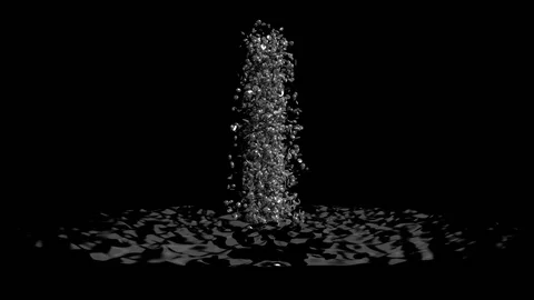 SINGLE FOUNTAIN ANIMATION Vídeos de archivo 98993701
