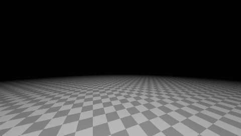 Single Giant Room Checked Floor Rotating Video stock 141023988