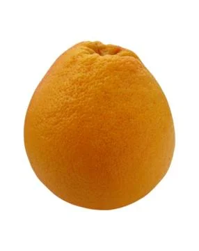 Single grape-fruit isolated on white background. Stock Photos