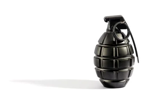 Single grenade with copy space Foto stock