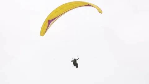 Single Hang Glider Stock Footage 79426103