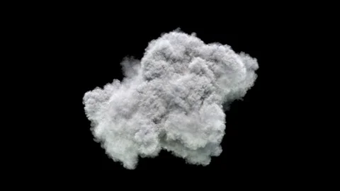 Single high density cloud developing. Stock Footage 83701338