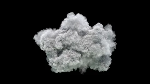 Single high density cloud developing. Stock Footage 83701694