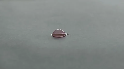 Single ink bubble on page Stock Footage 52972028