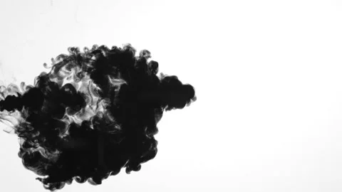 Single Ink Drop 1 Stock-Footage 201158995