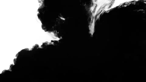 Single Ink Drop 2 Stock Footage 201158992