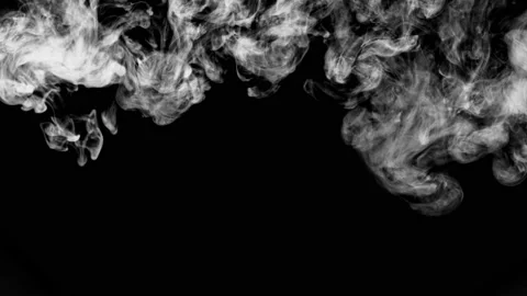 Single Ink Drop White On Black 2 Stock Footage 201159001