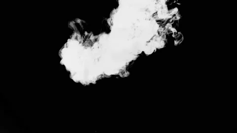 Single Ink Drop White On Black 7 Stock Footage 201159018