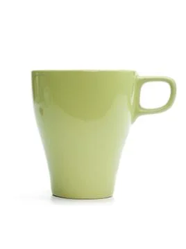 Single isolated coffee mug Stock Photos