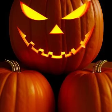 Single Jack o lantern Stock Photos
