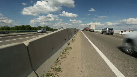 Single-lane road Stock Footage 72714917