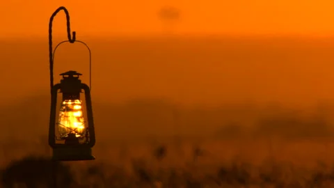 A single lantern Stock Footage 201938726