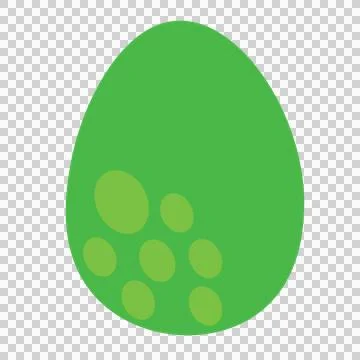 Single Large Black Oval Shape Representing An Egg minimalist Stock Illustration