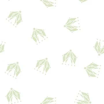 Single layer neural network glyph seamless pattern Stock Illustration