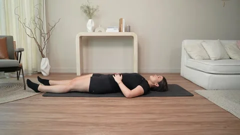 Single Leg Stretch Stock Footage 314192861