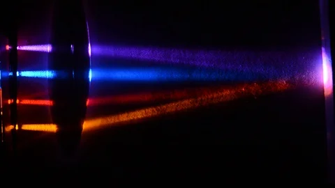 Single lens demonstration Stock Footage 90173348